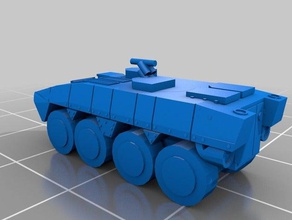 patria amv 1285 Fahrzeuge 6mm finnische Militär der Miniatur wargaming 3d print model - Mito3D