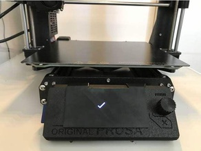 auto-centralização da tampa do lcd prusa i3 3d a impressora partes tela 3d print model - Mito3D