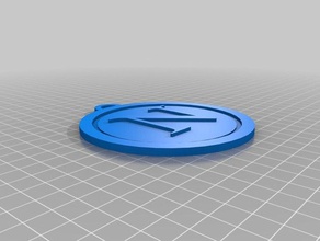 napoli keychain keychains 3d print model - Mito3D