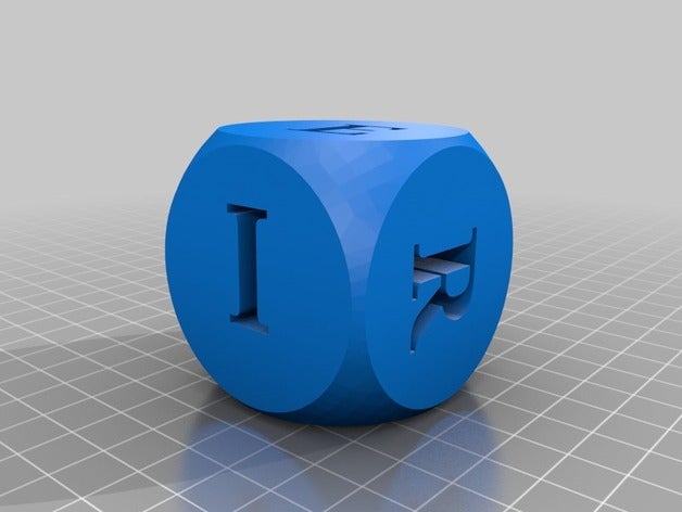 dado breixo 3d impresión 3D print model - Mito3D