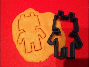 robot cookie cutter cucina pranzo 3d print model - Mito3D