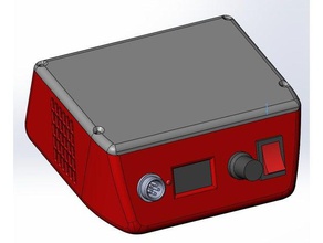 3d case soldering station t12 iron stc led electronics 3d print model - Mito3D
