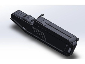 tanque de la banda rodadura moto vehículos gasland 3d print model - Mito3D