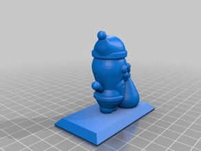 my customized santa claus random also sculptures 3d print model - Mito3D