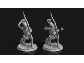 viver ossos arco updated toy game accessories 28mm boardgame boardgames dnd miniature miniatures skeleton wargame wargames wargaming 3d print model - Mito3D