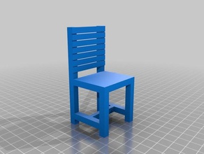 wood chair 3d printing tests 3d print model - Mito3D