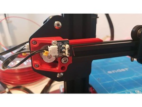 ender 2 3 x-o eixo do motor montagem braço de suporte da polia correia 3d a impressora partes creality cr-10 3d print model - Mito3D