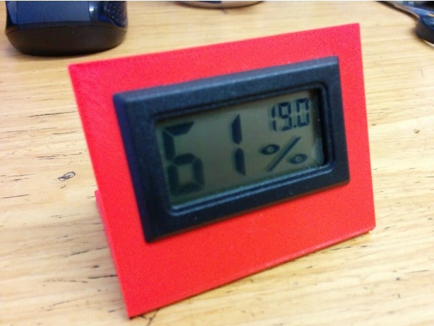 mini display lcd do higrómetro termômetro de suporte eletrônica montagem 3D print model - Mito3D