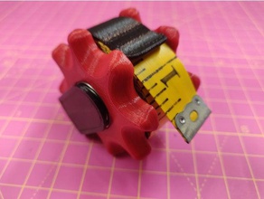 tailor tape roller tool Inhaber - Boxen flexibles Band Maßband mess-Werkzeug nsfw 3d print model - Mito3D