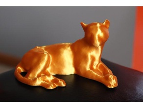 le guépard, pour la pose animaux big cat 3d print model - Mito3D