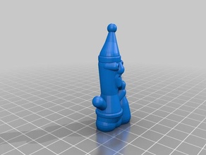 mi personalizados de santa claus al azar también esculturas 3d print model - Mito3D