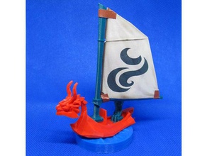 re drakar amiibo di dimensioni giocattolo gioco accessori la leggenda zelda nintendo wind waker 3d print model - Mito3D