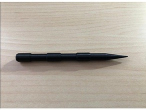tactical pen 3d la stampa coltello coltelli gambo 3d print model - Mito3D