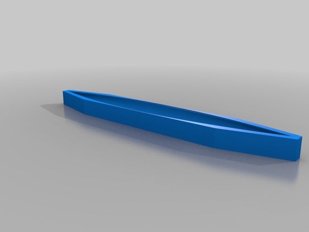Kanu-Form sport im freien Beton konkrete Form Silikon 3D print model - Mito3D