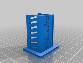 pla-test tower 3d drucken tests 3d print model - Mito3D