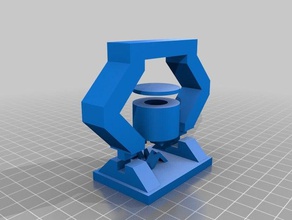magnético flutuante tambor interativo arte 3d print model - Mito3D