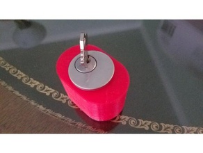 Einsteckschloss Halter Kommissionierung der Praxis hand tools lock picking locksport 3d print model - Mito3D