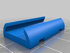 clip led de lumière bande silicone couverture l'espace, des liens zip bricolage 3d print model - Mito3D