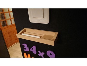 chalk holder organization 3d print model - Mito3D