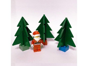christmas tree lego&reg compatible brickmastree construction toys decoration ornament lego brick nsfw xmas 3d print model - Mito3D