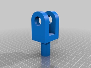 el pasador de clavija del adaptador 3d impresión 3d print model - Mito3D