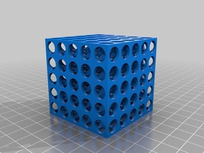 swiss cube 3d printing tests dual extruder 3d print model - Mito3D