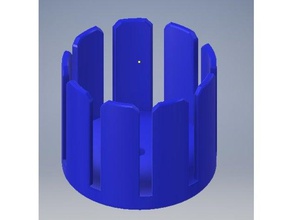 cesto coil jig radio di cristallo 3d la stampa l'antenna elettronica 3d print model - Mito3D