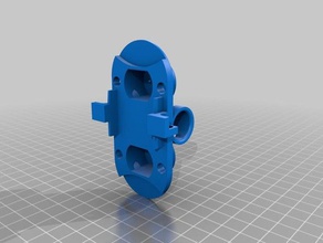 buzzbee tommy 20 flywheel cage v2 3d printing nerf nerfgun blaster mod stryfe 3d print model - Mito3D