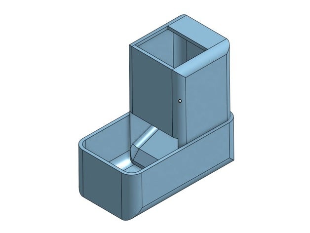 dice tower box dd d20 tray dungeons dragons 3D print model - Mito3D