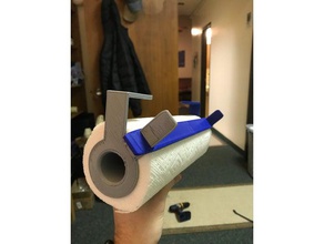 paper towel holder support bar organization 3d print model - Mito3D