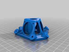 remix super simple magnetic kossel effector 48mm spacing 3d printer parts 3d print model - Mito3D