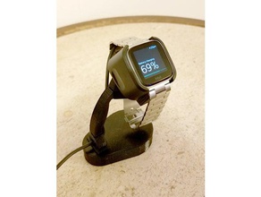 fitbit versa charging stand sport outdoors 3d print model - Mito3D