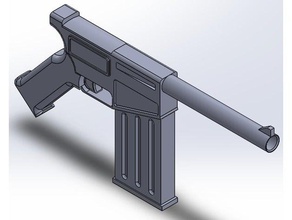 escola antiga pistola adereços arma velha 3d print model - Mito3D