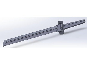 kılıç sahne silah 3d print model - Mito3D