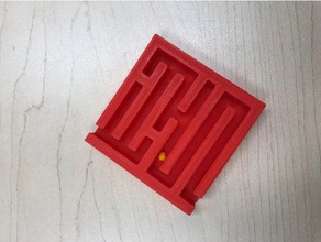 labirinto simples quebra-cabeças 3d print model - Mito3D