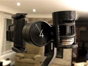lisse réglable de 4 pièces pile contrepoids la caméra gopro héros 3d print model - Mito3D