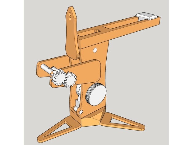 bureau de la grue construction les jouets portique engins l'aimant jouet mécanique le mécanisme pas soutien cliquet poulie sélection rectangulaire bande caoutchouc snapfit chaîne 3D print model - Mito3D