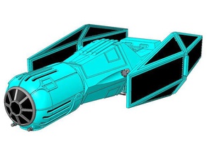 sw tiesc scimitarra i giocattoli giochi crimson empire scifi di star wars starfighter da tavolo x-wing 3d print model - Mito3D