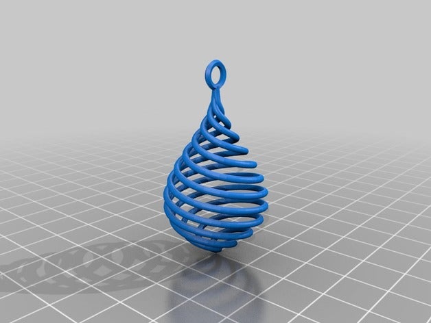 drop decor 3D print model - Mito3D