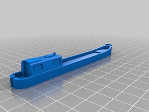 calibre 50 pies comercial narrowboat los vehículos 3d print model - Mito3D