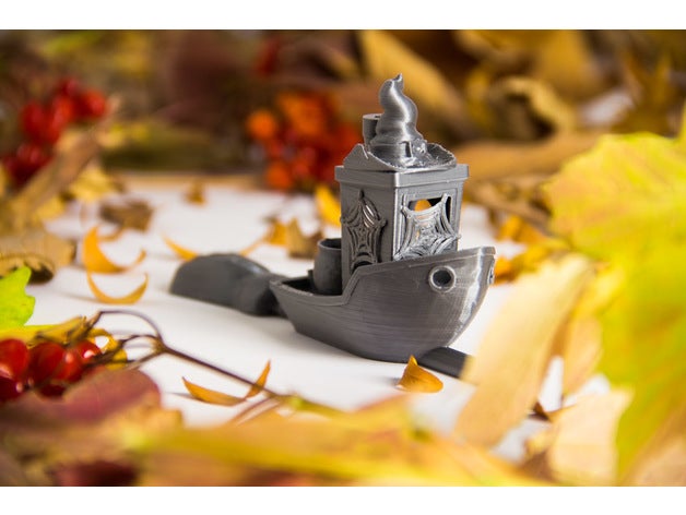 benchywitch otros 3dbenchy La impresión en 3d festiva de halloween decoración 3D print model - Mito3D