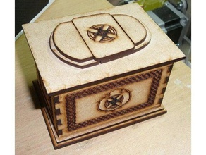 sh 14 jóias a caixa lasercut madeira compensada 3d print model - Mito3D