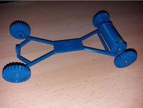 lastik motorlu araç mekanik oyuncaklar bant 3d print model - Mito3D
