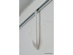 hook artiteq click rail picture hanging system schilderij ophangsysteem decor hanger 3d print model - Mito3D
