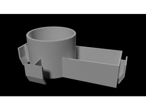 car large cup holder 3d printing 3d print model - Mito3D