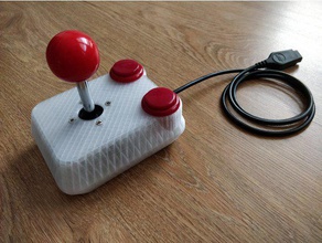 la competencia pro c64 joystick de rana equipo amiga 600 commodore 64 3d print model - Mito3D
