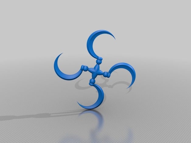 4x sichel Skulpturen 3D print model - Mito3D