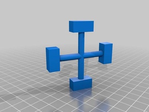 4x hammer Skulpturen 3d print model - Mito3D