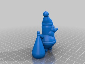 meu personalizados santa claus3 esculturas 3d print model - Mito3D