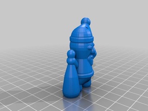 benim claus4 santa özelleştirilmiş heykeller 3d print model - Mito3D